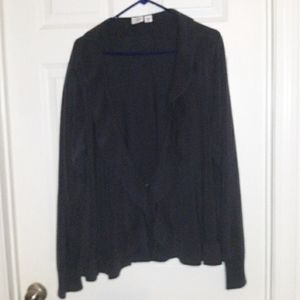 Cato 26/28 dark grey sweater cardigan/jacket